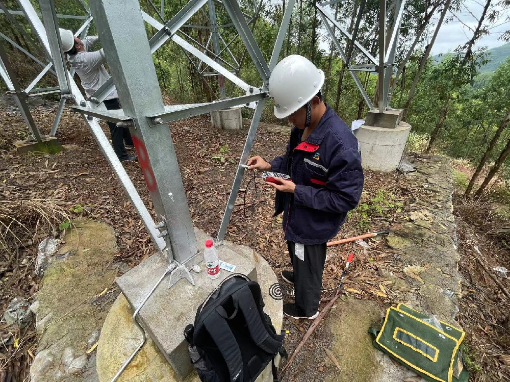 風電場送出線路桿塔垂直度檢測