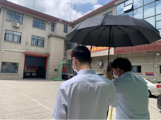 頂烈日，戰(zhàn)酷暑，我和外業(yè)工程師上陣消防支隊(duì)現(xiàn)場