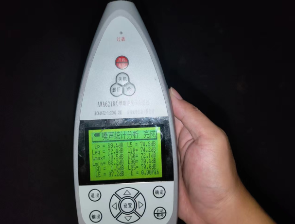 夜間環(huán)境噪聲測(cè)試順利完成